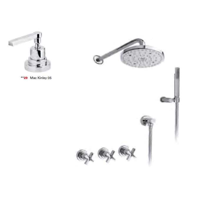 Фото Душевой комплект Nicolazzi Mac Kinley 05 2233CR29