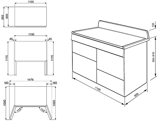 Фото Варочный центр Smeg TR4110IRW
