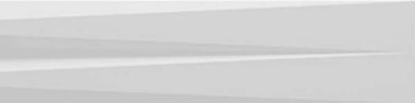 Фото Настенная плитка STRIPES TRANSITION ICE WHITE MATT (108931) 7.5x30 от WOW