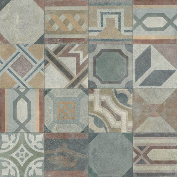 Фото Керамогранит PLAY CLASSIC CONCRETE RETRO' MIX (PF60005898) 20x20 от ABK Ceramiche