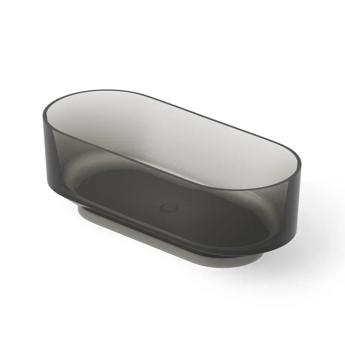 Фото Отдельностоящая ванна Dea Design Shadow 170х72х56 DD8675 1700 R4 smoky black
