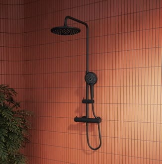 Фото Душевая система Vitra Aquaheat Bliss A4720536EXP черный