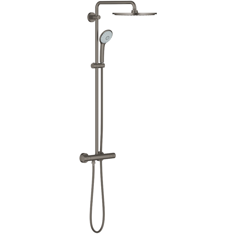 Фото Душевая стойка Grohe Euphoria System 310 26075AL0 темный графит матовый
