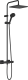 Фото Душевая стойка hansgrohe Vernis Blend Showerpipe 240 1jet 26427670 черный матовый