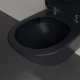 Фото Подвесной унитаз Villeroy&Boch Antao 4674T0R7 чистый черный