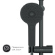 Фото Душевая стойка AM.PM Inspire V2.0 F0750A422 с термостатом черная матовая
