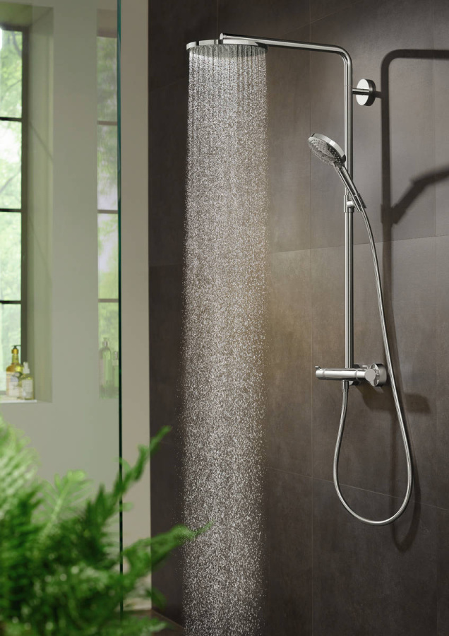 Фото Душевая стойка hansgrohe Raindance Select S Showerpipe 240 1jet P с термостатом 27633000