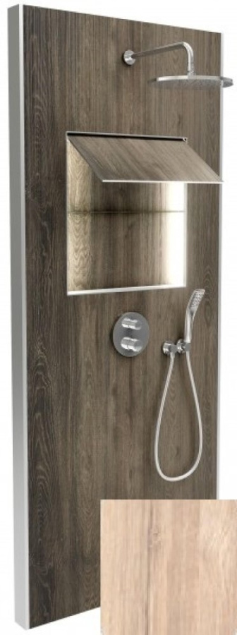Фото Душевая система Jacob Delafon Ecrin E803031-D33 хром/медовый дуб
