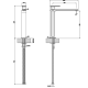 Фото Смеситель для раковины Gessi Eleganza 46004#080 золото