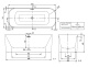 Фото Квариловая ванна Villeroy&Boch Finion 170x70 UBQ177FIN7N100V101 с подсветкой