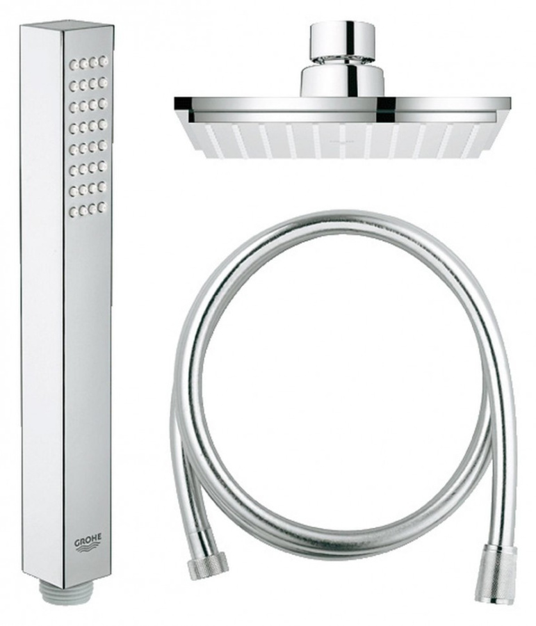 Фото Душевая система с термостатом для душа Grohe Euphoria Cube 27932000