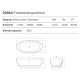 Фото Отдельностоящая ванна Dea Design Nature 170х80х55 DD8647 1700 R4 smoky black
