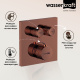 Фото Душевой комплект WasserKRAFT Asphe A7748.338.329.290.292.291 Thermo с термостатом розовое золото