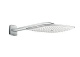Фото Верхний душ hansgrohe PuraVida 27437000 с кронштейном