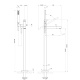 Фото Смеситель для ванны Gessi Rettangolo 24961#706 черный матовый