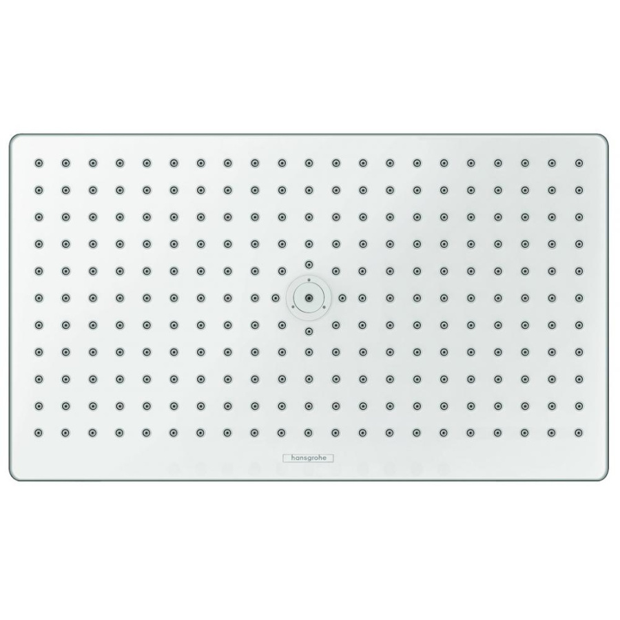 Фото Верхний душ встраиваемый hansgrohe Rainmaker Select 460 1jet EcoSmart 24013400 белый/хром