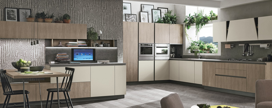 Фото Кухня Stosa Infinity прямая 390 см