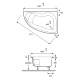 Фото Акриловая ванна Jacob Delafon Micromega 150х100 E5BC1160-M-00 с системой plus