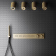 Фото Смеситель для душа Gessi Hi-Fi 63018#726 бронза