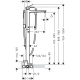 Фото Смеситель для ванны hansgrohe Metropol 32532700 напольный, матовый белый