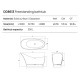 Фото Отдельностоящая ванна Dea Design Elegant 169x75x88 DD8613 1690 R4 smoky black