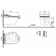 Фото Крышка-биде для унитаза TOTO Washlet+ SW TCF803CG