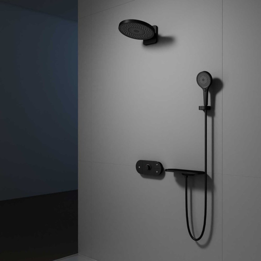 Фото Душевой комплект Vincea VSFW-2F12TMB матовый черный
