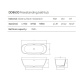 Фото Отдельностоящая ванна Dea Design Soul 170x72x56 DD8630 1700 R6 classic green