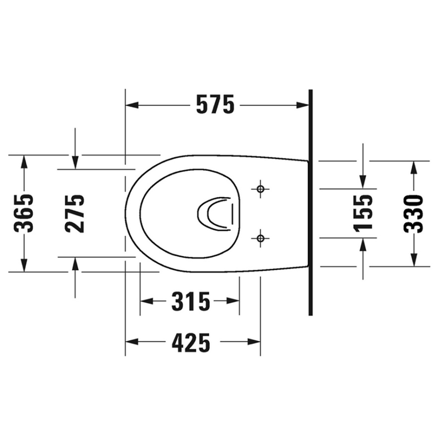 Фото Подвесной унитаз Duravit Architec Rimless 45720900A1 с сиденьем микролифт