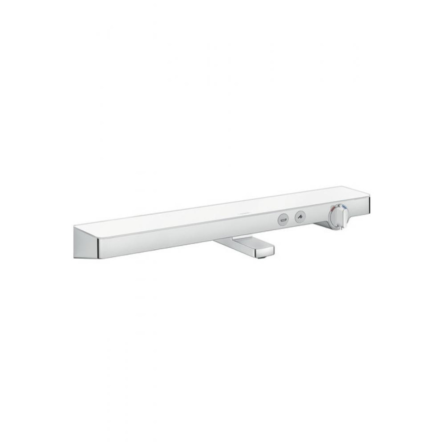Фото Смеситель для ванны с термостатом hansgrohe ShowerTabletSelect 700 13183400 белый/хром
