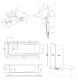 Фото Комплект акриловой ванны AM.PM Gem W90ASET-150D3W5 с каркасом и шторкой на борт ванны W90BS-D3W5-140CT+ душевая система Gem со смесителем для ванны F0790000+F90A10