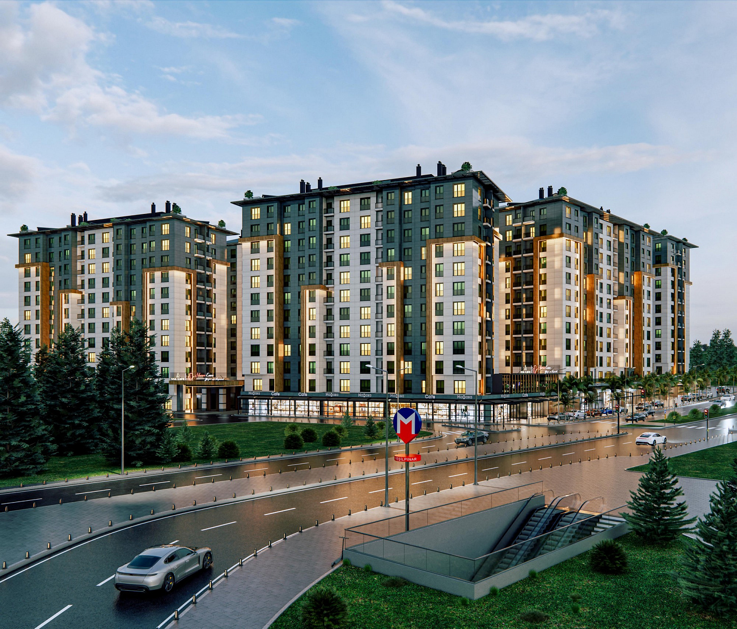 Современные апартаменты в динамичном районе