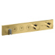 Фото Внешняя часть термостата для душа Axor ShowerSolutions Select 530/90 18356990 полированное золото