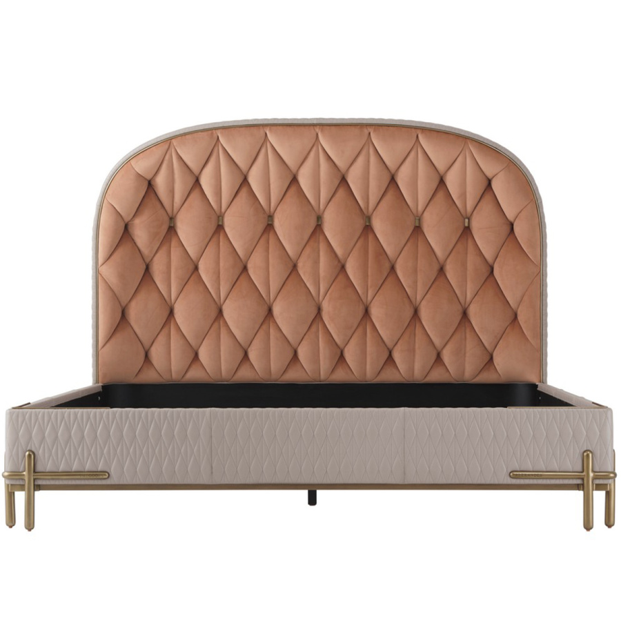 Фото Кровать Iconic Upholstered (US King Size, светло-серая)