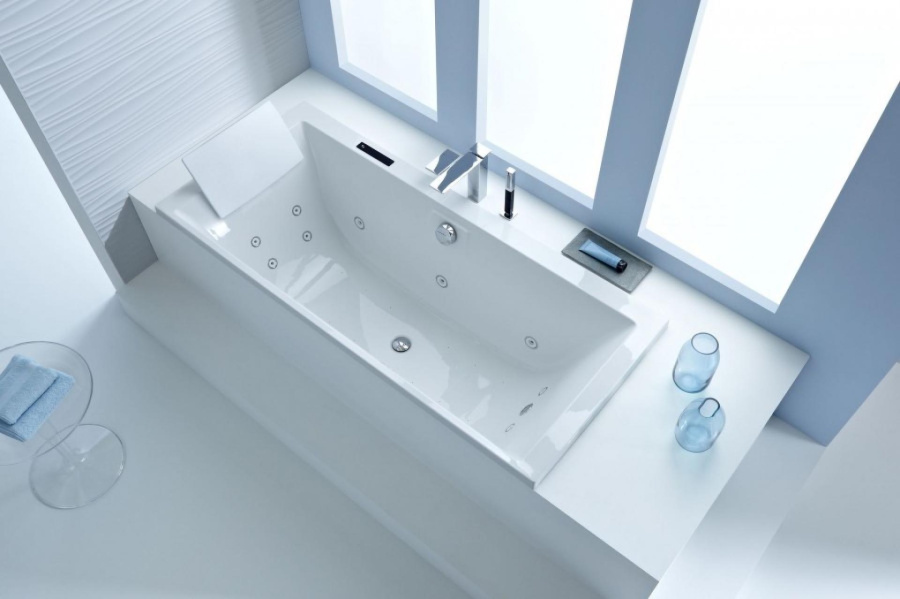Фото Акриловая ванна Jacob Delafon Evok 200х100 E5BC236L-00 с системой luxe