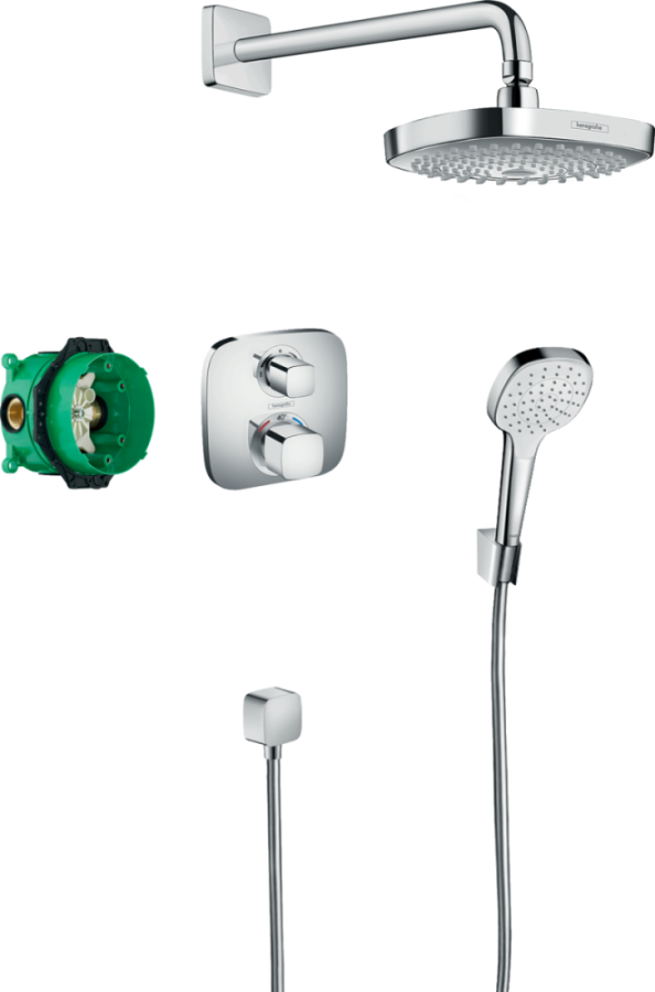 Фото Душевой комплект hansgrohe Croma Select E/Ecostat 27294000