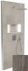 Фото Душевая система Jacob Delafon Ecrin E803021-D34 темный дуб/хром