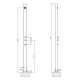 Фото Душевая стойка Gessi Outdoor 63207#299 черный матовый