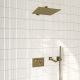 Фото Душевой комплект WasserKRAFT Asphe A5558.180.198.285.194.286.174 Thermo с термостатом матовое золото