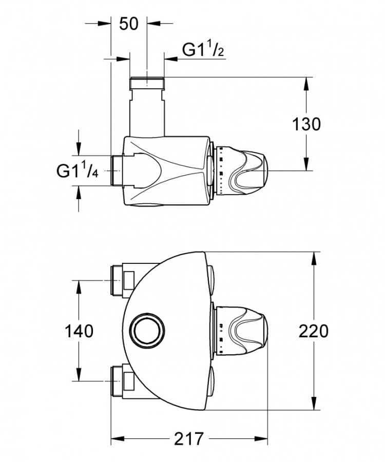 Фото Термостат Grohe Grohtherm XL 35085000