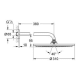 Фото Верхний душ Grohe Rainshower Cosmopolitan Metal 26056000