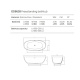 Фото Отдельностоящая ванна Dea Design Nature 165x80x58 DD8628 1650 R6 classic green
