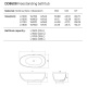Фото Отдельностоящая ванна Dea Design Modern 170x87x56 DD8608 1700 R4 smoky black