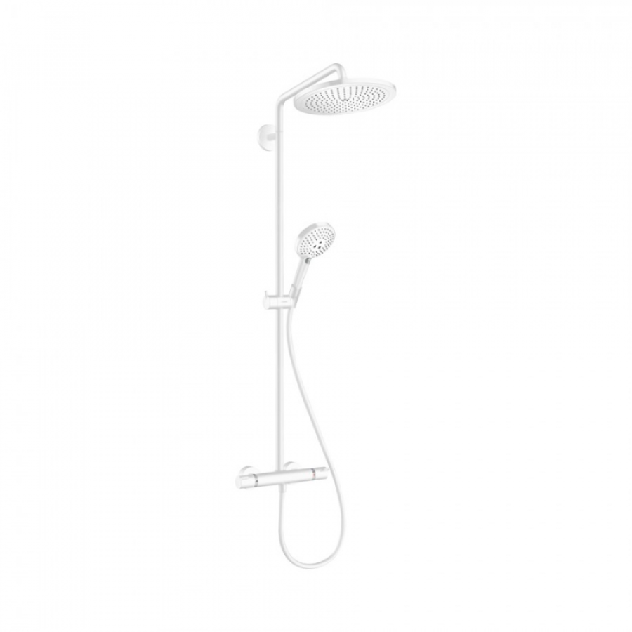 Фото Душевая стойка hansgrohe Croma Select S 280 26890700 1 режим струи белый матовый