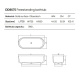 Фото Отдельностоящая ванна Dea Design Shadow 170х72х56 DD8675 1700 R4 smoky black