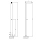 Фото Душевая стойка Gessi Outdoor 63201#856 серый