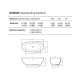 Фото Отдельностоящая ванна Dea Design Nature 165х80х58 DD8628 1650 R9 brown copper