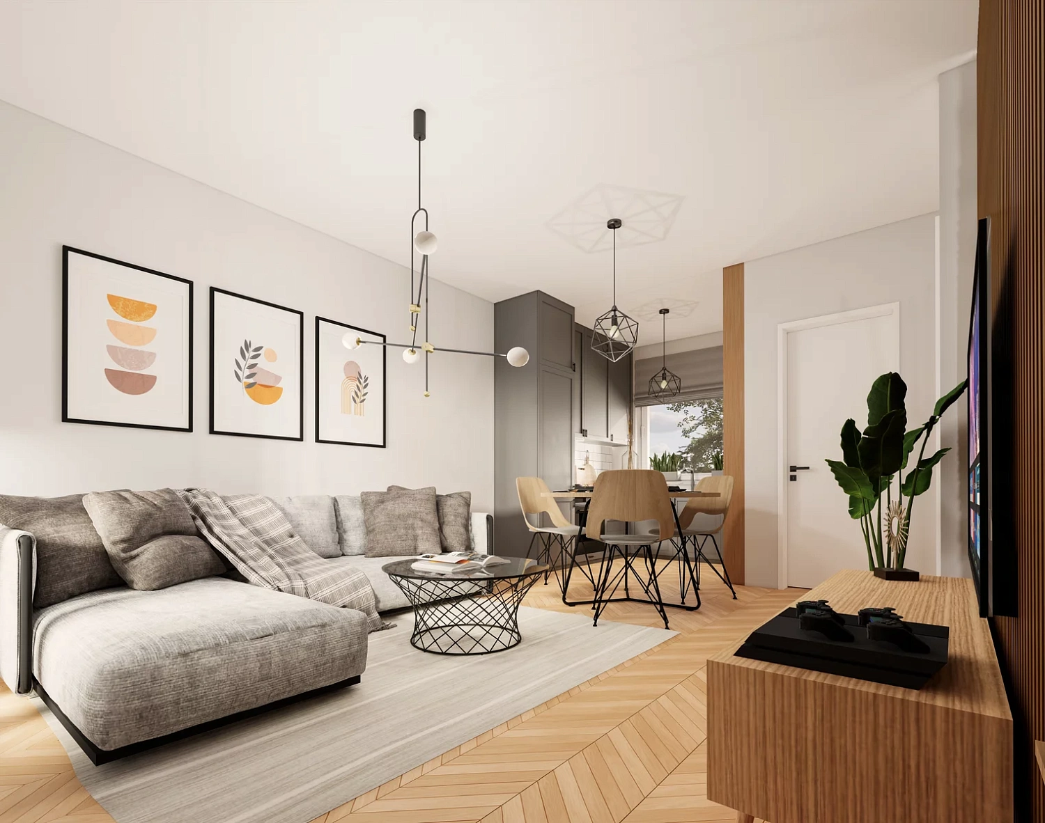 Квартира в новостройке NEW HOUSES close to lake | 3 floor apartments
