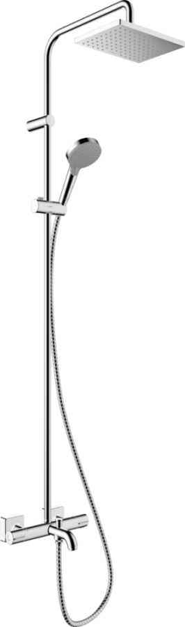 Фото Душевая система c термостатом hansgrohe Vernis Shape Showerpipe 230 1jet 26284000, хром