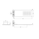Фото Верхний душ Gessi Rettangolo 33095#299 черный матовый